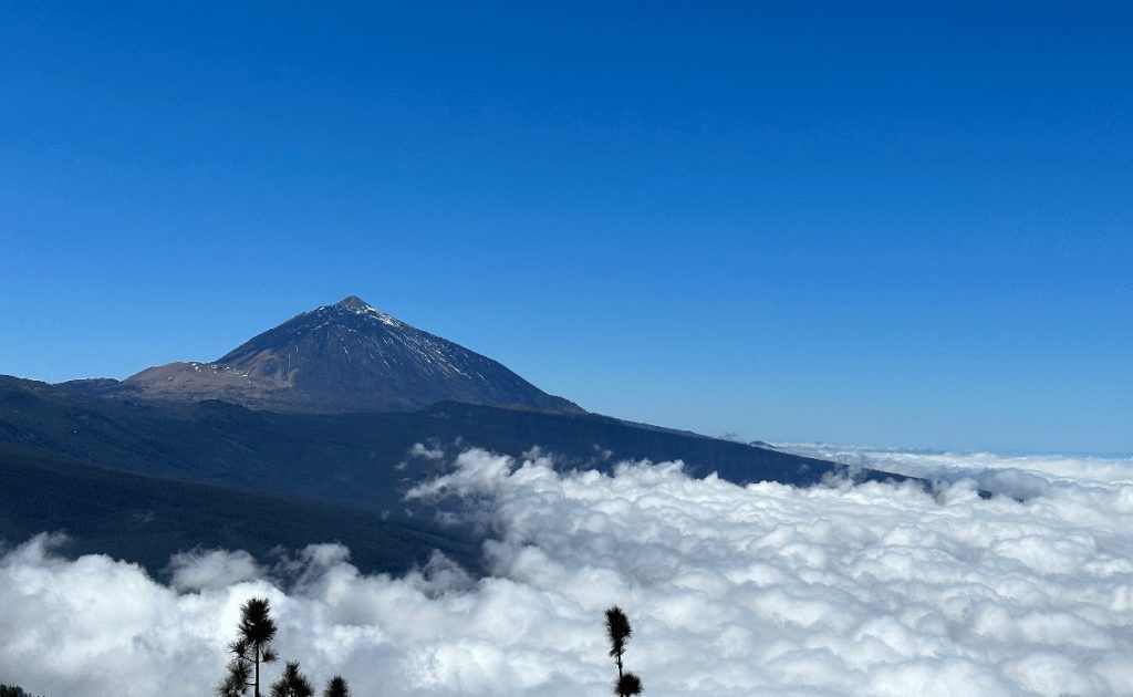 teide desde el mirador de chipeque
