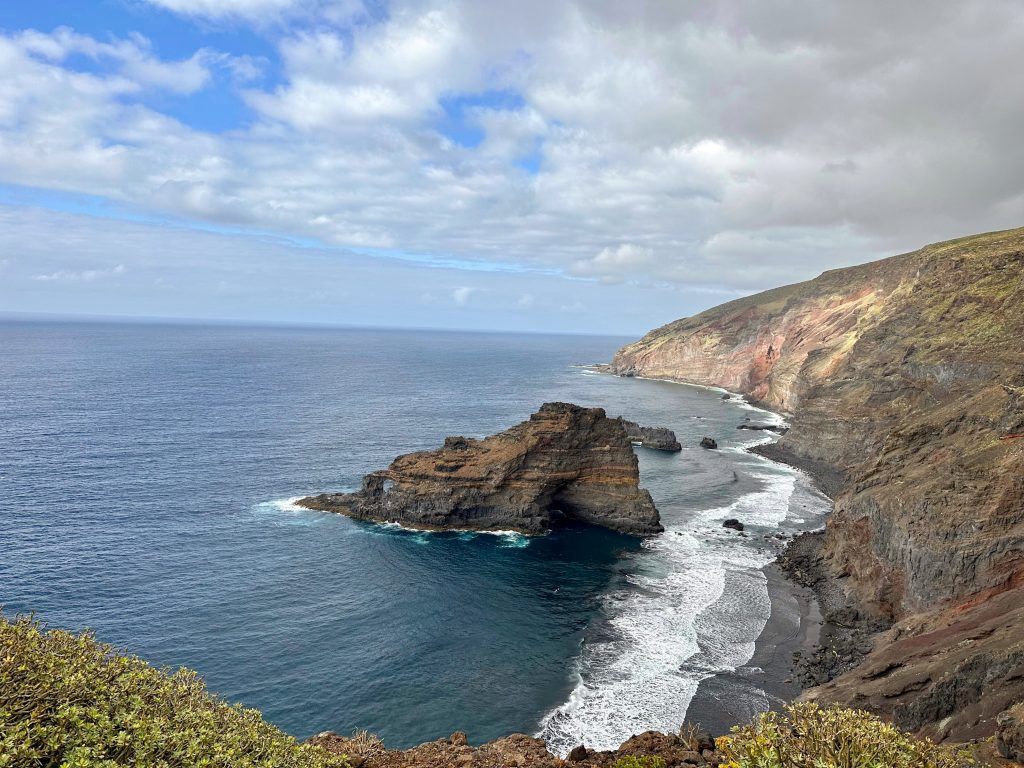 Roques de Garafia al norte de la palma