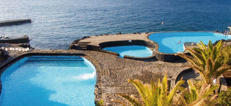piscinas de la caleta en el hierro